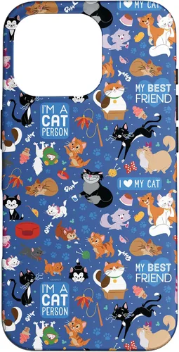Vista 20 de Disney Carcasa para iPhone 17, diseño de gatos I Love My Cat