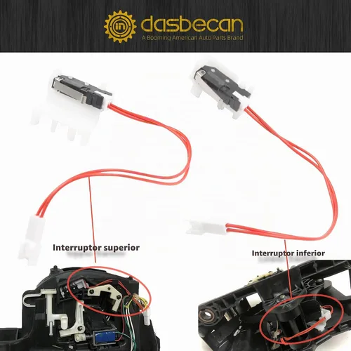 Vista 4 de Dasbecan RK5842 Kit de Reparación de Cambio Compatible con Nissan Sentra Pathfinder Altima 2013-2017 Interruptor de Cambio de Marchas Reemplaza #