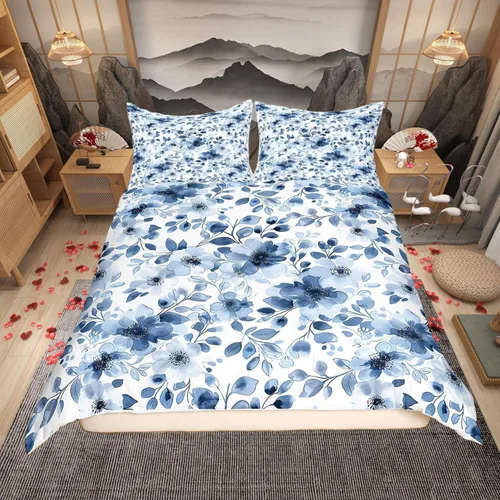 Vista 12 de Castle Fairy Funda de edredón de cuadrícula negra y blanca para niños, niñas, funda de edredón de abstracción visual, tamaño matrimonial, juego