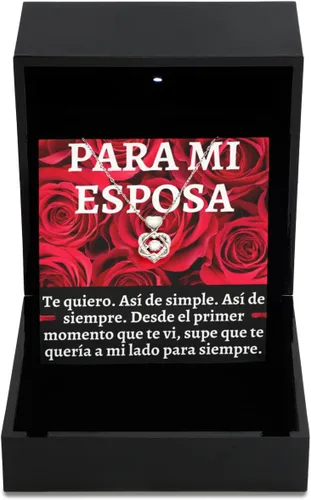 Vista 11 de Regalo para mi esposa, collar para mujer, pendiente para la jefa de la casa