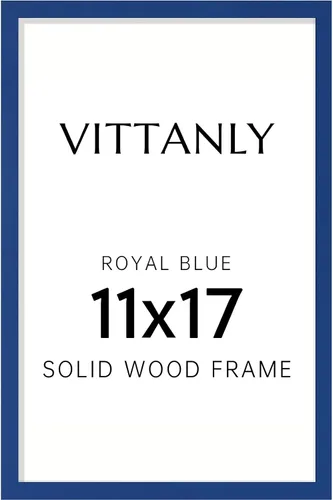 Vista 106 de Vittanly - Marco de fotos de 4 x 6 pulgadas de madera maciza con plexiglás, incluye paspartú de 3,5 x 5, para colgar en la pared o poner sobre una
