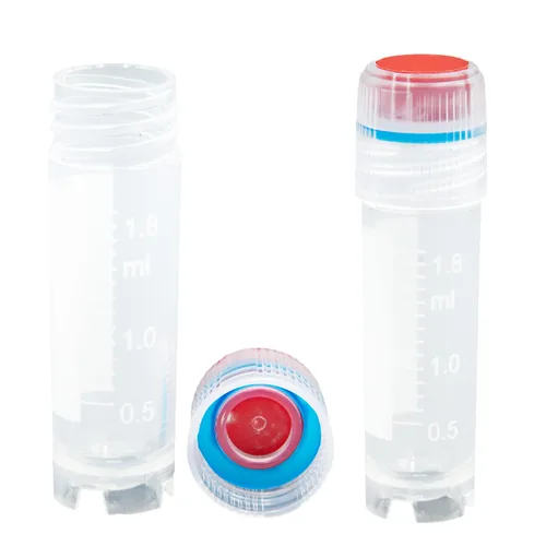 Vista 9 de Kashi Scientific Crioviales de rosca de 0.0 fl oz con tapa de rosca externa, frasco criogénico autosuficiente, junta tórica de silicona