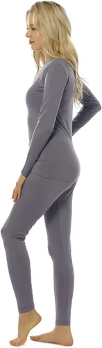 Vista 4 de ViCherub Thermal Underwear Set for Women Long Johns Base Layer Fleece Lined Top Bottom