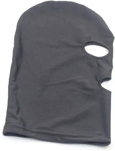 Vista 5 de Soochat Máscara de capucha Zentai de elastano de cobertura completa, elástica, transpirable, ojos abiertos y boca, cosplay, disfraz de Halloween