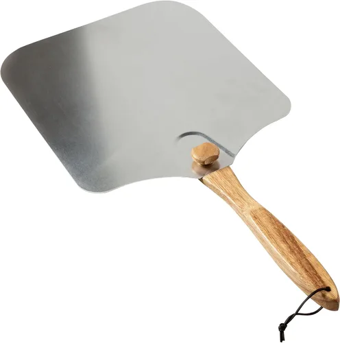 Vista 10 de Old Stone Pizza Kitchen - Pala de aluminio para pizza con mango de madera plegable, 12 x 14 pulgadas