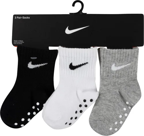Vista 2 de Nike Calcetines con agarre de tobillo para niños pequeños (3 pares)