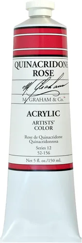 Vista 23 de M. Graham - Pintura acrílica de tubo de 2 onzas, carmesí Alizarin Alizarin Crimson