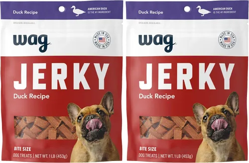 Vista 16 de Marca Amazon – Wag Soft & Tender American Jerky Premios para Perros – Receta de Carne de Res, 6 Onzas (Paquete de 1)