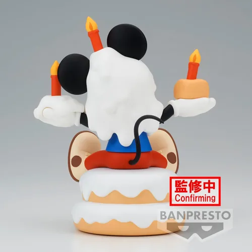 Vista 4 de Banpresto - Personajes de Disney - Mickey Mouse (100 aniversario de Disney), figura de Bandai Spirits Sofubi