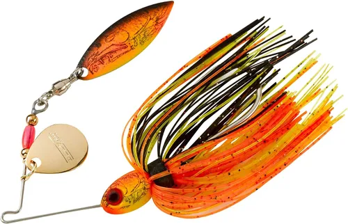 Vista 4 de Booyah Pond Magic Señuelo de pesca de róbalo con hoja giratoria para aguas pequeñas