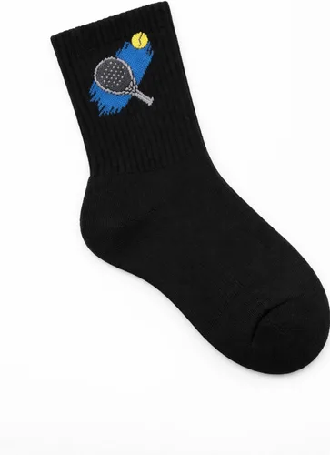 Vista 4 de Padel Crew - Calcetines deportivos antideslizantes, transpirables, unisex, paquete de 2 pares