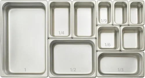Vista 3 de Winco Bandeja de vapor antiatascos, 1/4 por 2 1/2 pulgadas, peso estándar