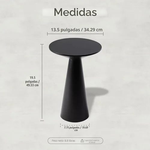 Vista 2 de COZAYH Mesa auxiliar pequeña con pedestal de granja, mesa redonda de Martini, soporte de madera para plantas, mesa rústica para bebidas