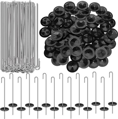 Vista 8 de Clips de protección de panel solar, kit de rollo de animales, clips de sujeción de acero inoxidable para panel solar, alambre de pájaro, valla