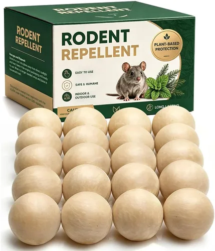 Vista 9 de Repelente de roedores para interiores, repelente de ratones para exteriores
