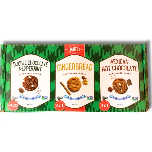 Vista 15 de Matt's Bakery Galletas con chispas de chocolate, horneadas suaves, sin OMG, ingredientes totalmente naturales; 4 bolsas (10.5 onzas cada una)