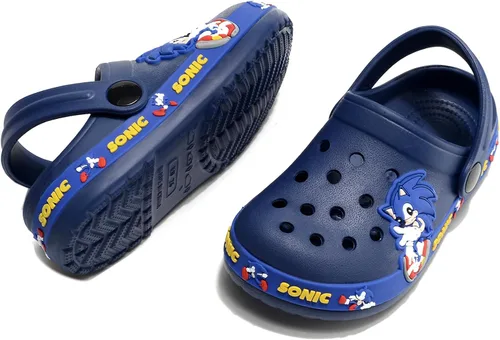 Vista 2 de Zuecos para niños, bonitos zapatos de jardín de dibujos animados para niños, pantuflas de playa para niños pequeños y niños, sandalias de ducha