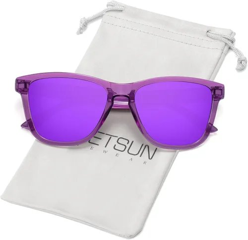 Vista 19 de Meetsun - Lentes de sol polarizados, unisex, modernos, con estilo de diseñador, clásico y retro A1 Negro Brillante