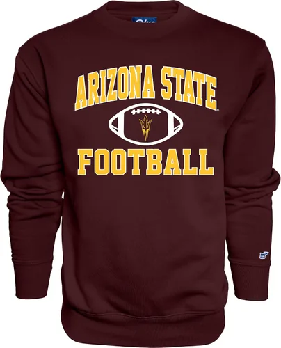 Vista 7 de Blue 84 NCAA sudadera de cuello redondo para hombre, color del equipo de fútbol