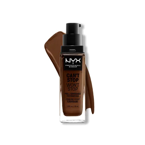 Vista 31 de NYX Professional Makeup Can't Stop Won't Stop - Cepillo para base de maquillaje Negro