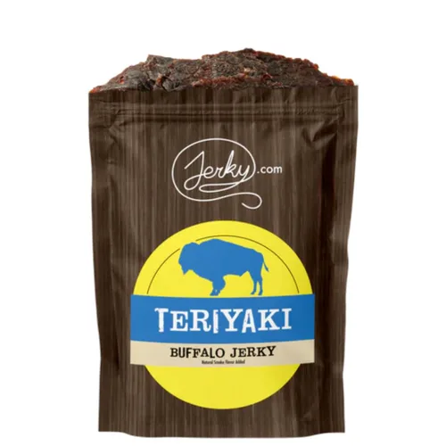 Vista 30 de Jerky 's Exotic Teriyaki Venison Jerky - Bocadillos de carne de caza salvaje, aperitivos exóticos, ricos en proteínas, totalmente naturales, sin