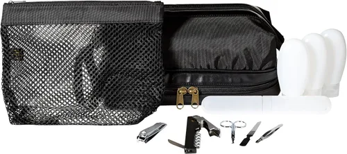 Vista 6 de Dopp Super Kit de viaje para hombre con artículos de bonificación, Negro