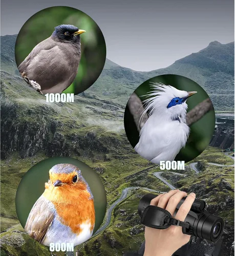 Vista 5 de 12 * 50HD monocular Telescope with Smartphone Adapter, Tripod, high Power monocular, Lightweight monocular Telescope for Bird Watching Trips Green