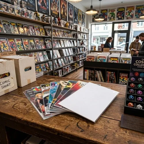 Vista 6 de Max Protection Bolsas y tableros de cómics actuales de primera calidad – Fundas y tableros de respaldo de cómics de corriente ultra transparentes