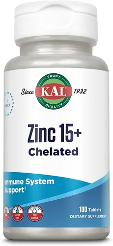 Vista 13 de KAL Zinc liposomal de 30 mg, suplemento para función celular y apoyo inmunológico, suplementos de zinc de absorción mejorada, vegano, sin gluten