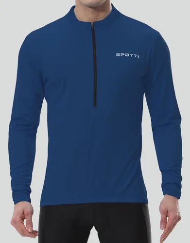 Vista 3 de Playera de mangas largas para ciclismo, para hombre. Remera para ciclismo, transpirable y de secado rápido.