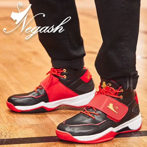Vista 2 de Zapatos de baloncesto para hombre, antideslizantes, con parte superior baja, transpirables, acolchados, zapatos deportivos para hombres