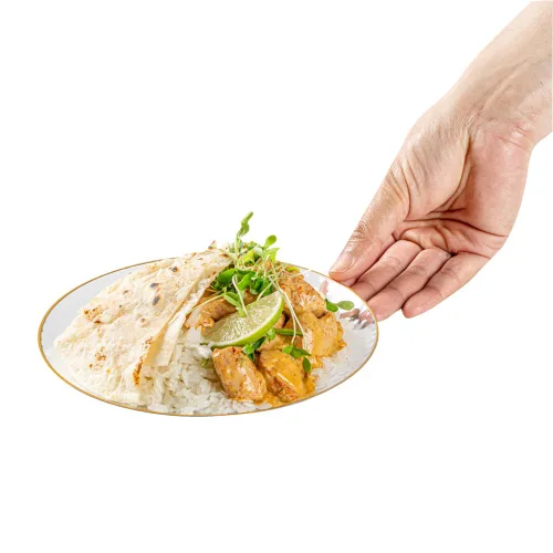 Vista 15 de Restaurantware Moderna - Platos desechables de 7.5 pulgadas, 40 platos de plástico duraderos para fiestas, platos llanos de plástico transparente