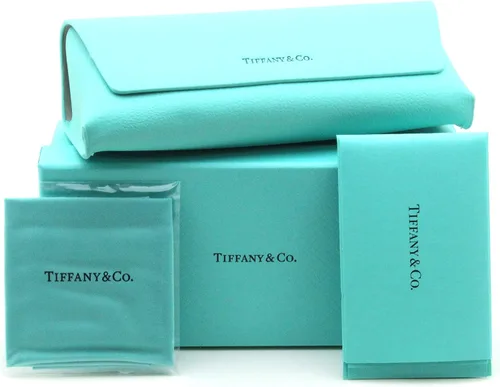 Vista 3 de Gafas graduadas Tiffany 2091B 8134 DEMO LENS HAVANA BLUE 53-16, Azul