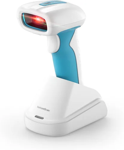 Vista 10 de NetumScan Escáner de código de barras QR Bluetooth industrial, IP67 impermeable y 7M a prueba de caídas, 2600 mAh inalámbrico 1D 2D escáner