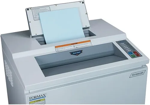 Vista 2 de Formax Trituradora de oficina AutoFeed, corte cruzado, FD8502 AF