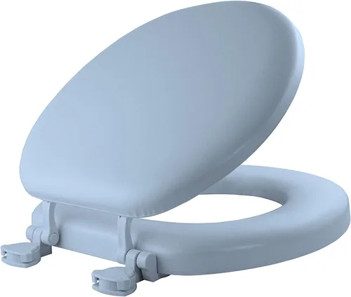 Vista 6 de Mayfair 13EC 006 Toilet Seat, 1 Pack Round, Bone Hueso