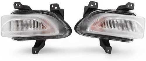 Vista 2 de Par Parachoques Delantero Niebla Luces de Señal de Giro Para Jeep Renegade 2015-2018