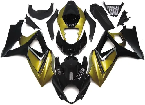 Vista 26 de Kit de carenado negro púrpura para 2007 2008 Suzuki K7 GSXR1000 07 08 GSX-R1000 Carrocería ABS plástico cuerpo marco conjunto