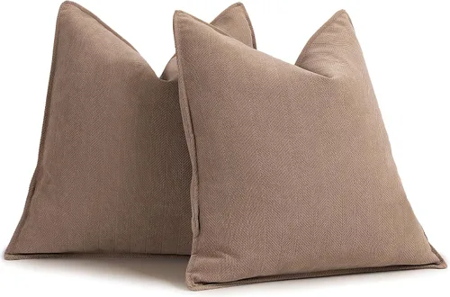 Vista 45 de ZWJD - Juego de 2 fundas de cojín decorativo de 16 x 16 pulgadas, de felpilla, con diseño elegante, suaves, para sofá, cama y decoración del hogar
