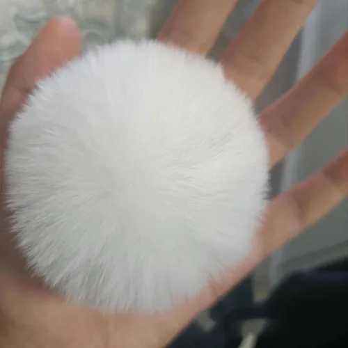 Vista 3 de Colas de conejo, accesorios de pompón de cola de conejo para cosplay, disfraz de conejo, decoración de Pascua