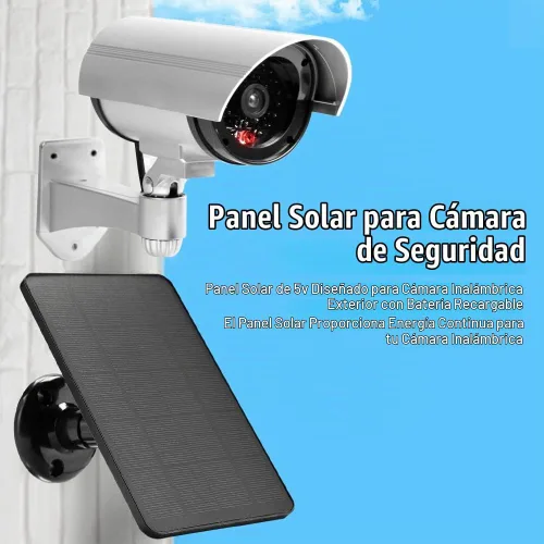 Vista 9 de Cargador de panel solar - Resistente a la intemperie, panel solar de 4 W 5 V, montaje en pared, panel de carga solar de baja potencia, impermeable