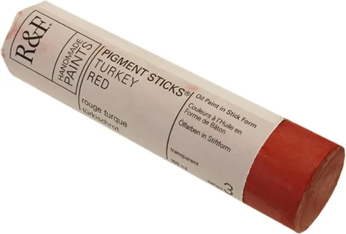 Vista 144 de R&F Handmade Paints - Pigmento profesional al óleo en barra, naranja lizarina, 6.4 fl oz