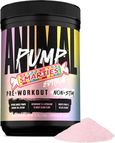 Vista 10 de Animal Pump NS - Polvo preentreno sin estimulantes para hombres y mujeres - Preentreno libre de cafeína para energía, enfoque y construcción