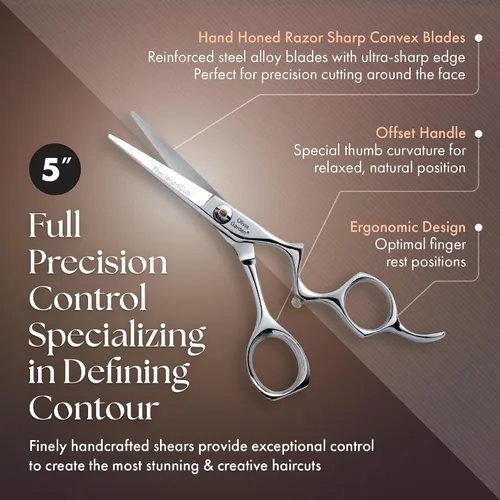 Vista 3 de Olivia Garden PrecisionCut - Tijeras de peluquería profesionales