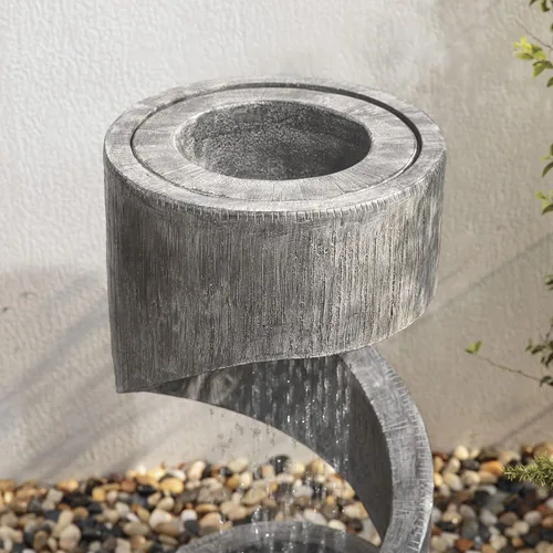 Vista 6 de Glitzhome - Fuente de agua con luz LED para exteriores