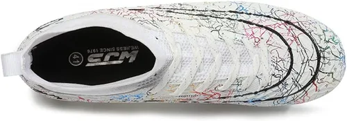 Vista 5 de Dennger Tacos de fútbol para hombre, zapatos de fútbol de alta calidad, zapatos de fútbol AG Spike, zapatillas de deporte cómodas para adultos