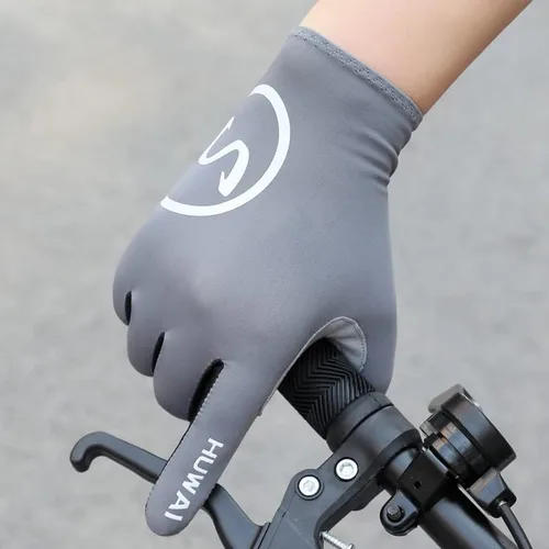 Vista 7 de SUJAYU Guantes de ciclismo acolchados de dedo completo, guantes de bicicleta de montaña, guantes de MTB transpirables para hombres y mujeres