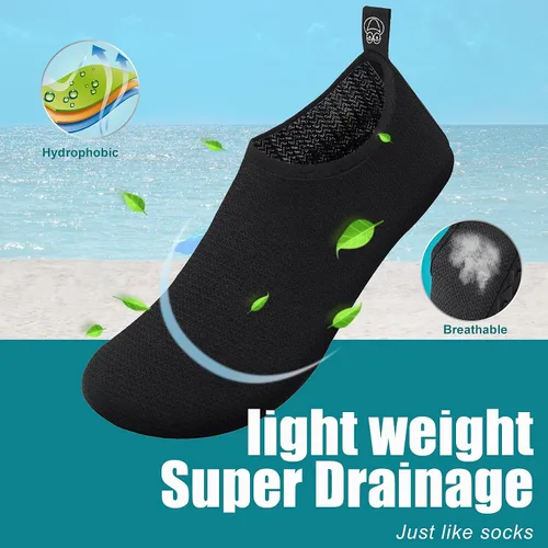 Vista 3 de Metog Zapatos de agua, secado rápido, para deportes de playa, natación, surf, yoga, estilo pie desnudo, para hombre y mujer