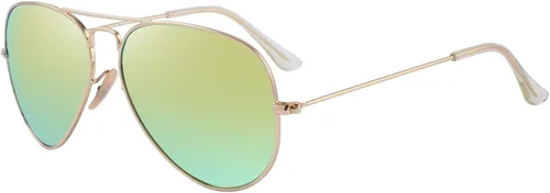 Vista 3 de OLIEYE Classic Aviator Pilot - Gafas de sol polarizadas para hombre y mujer, 2.283in, O8025