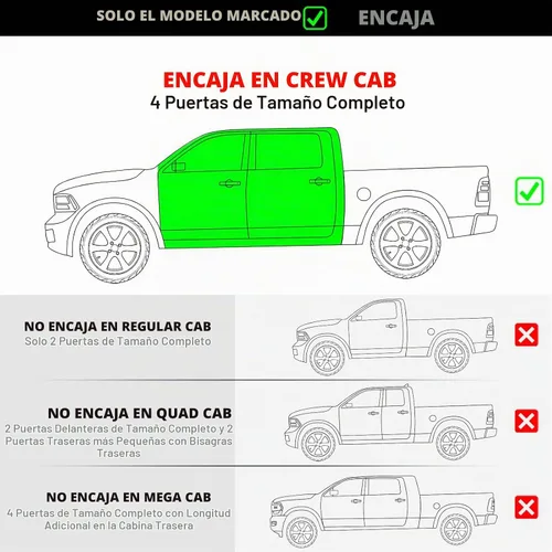 Vista 6 de APS Estribos de Bolsillo de Acero Inoxidable Estribos Corridos Barras Laterales Compatibles con Ram 1500 2009-2018 Crew Cab & Ram 2500 3500 2010-2026